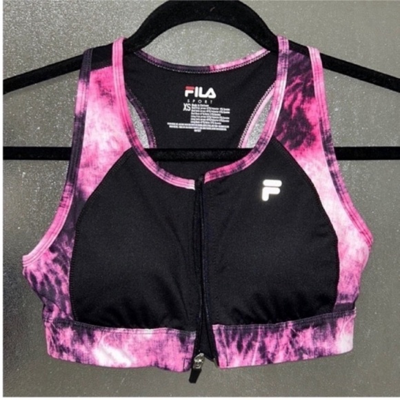 ❤️🔥FIRM PRICE❤️🔥 NWOT FILA SPORT® Zip Front Medium-Impact Sport bra - Picture 3 of 10